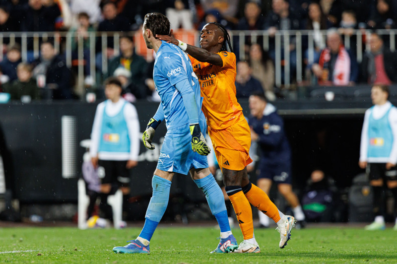 LaLiga EA SPORTS game between teams of Valencia CF and Real Madrid FC in Valencia, Spain - 3 Jan 2025