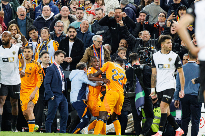 LaLiga EA SPORTS game between teams of Valencia CF and Real Madrid FC in Valencia, Spain - 3 Jan 2025