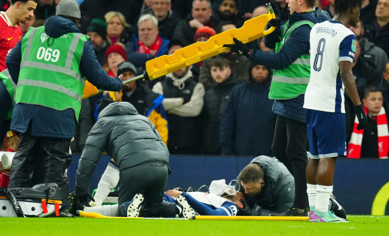 Tottenham Hotspur v Liverpool, EFL Carabao Cup, Semi Final, First Leg, Football, Tottenham Hotspur Stadium, London, UK - 08 Jan 2025