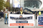Emily Damari, British hostage rally. Stop The Hate a pro Israel campaign group at Tottenham Hotspur Football Club, White Hart Lane, Tottenham, London, UK.