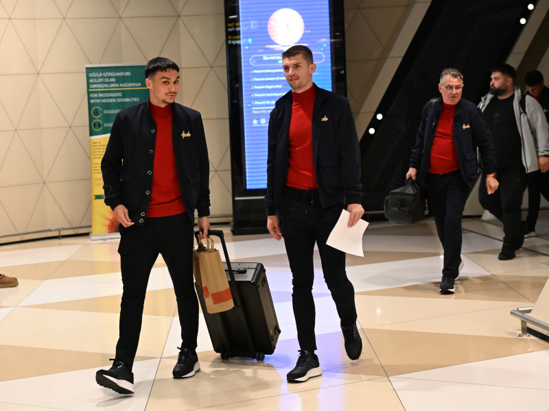 FOTBAL:SOSIRE FCSB BAKU (21.01.2025)
