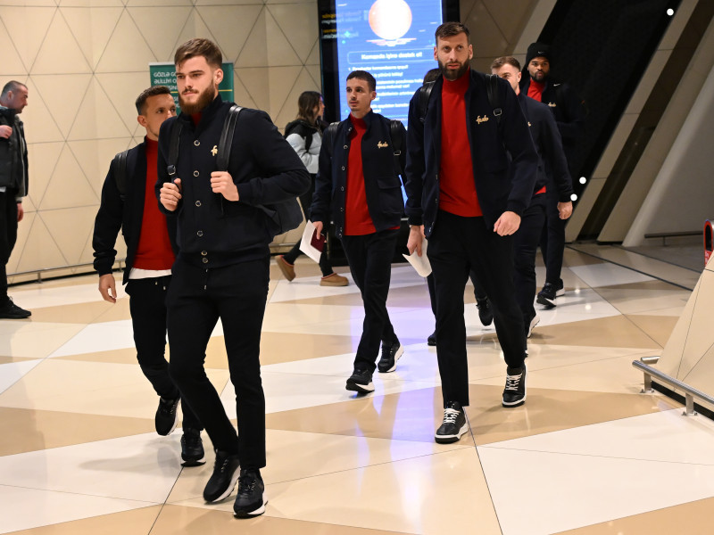 FOTBAL:SOSIRE FCSB BAKU (21.01.2025)