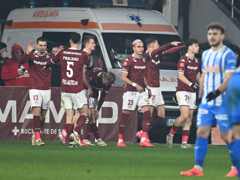 FOTBAL:RAPID BUCURESTI-UNIVERSITATEA CRAIOVA, SUPERLIGA SUPERBET (25.01.2025)