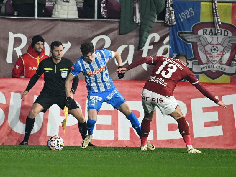 FOTBAL:RAPID BUCURESTI-UNIVERSITATEA CRAIOVA, SUPERLIGA SUPERBET (25.01.2025)