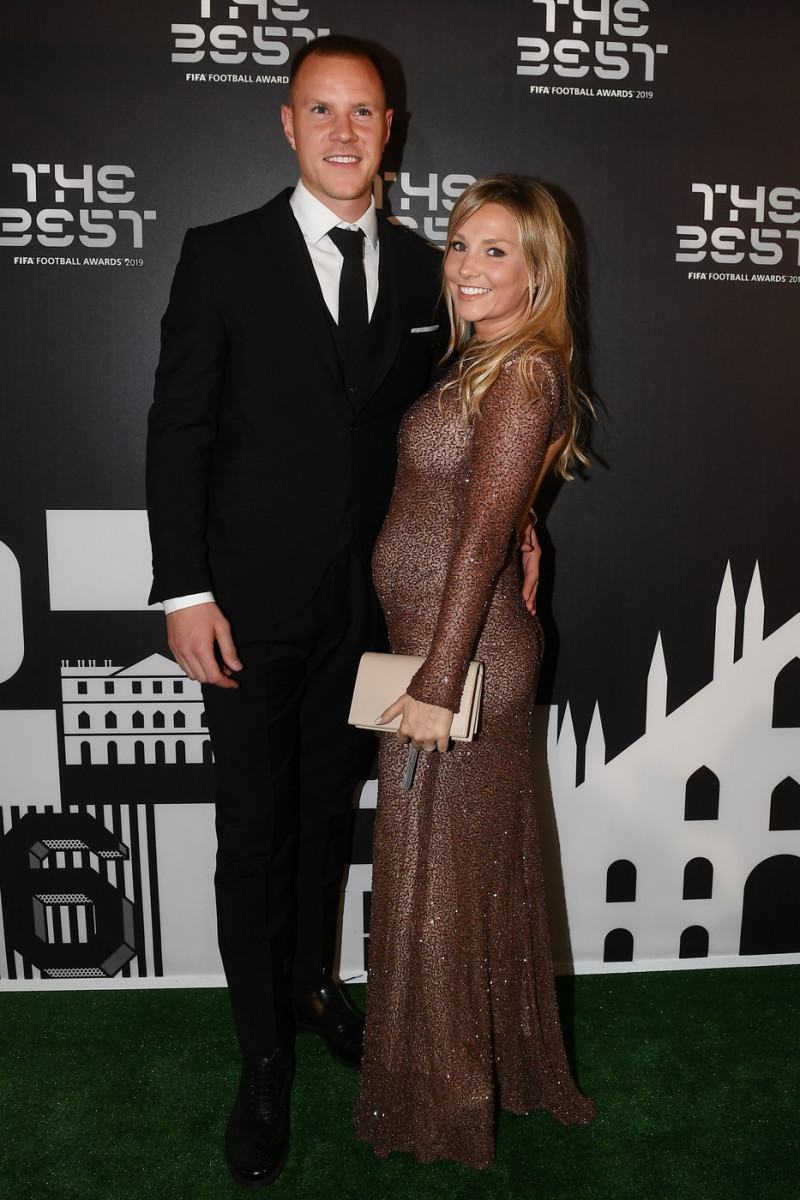 Mailand 23/09/2019 - The Best Fifa Football Awards / Wahl Gala / MatteoxGribaudi - Marc-Andre ter Stegen-Daniela Jehle