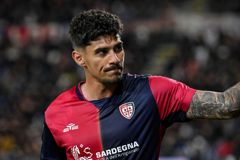 Florinel Coman of Cagliari Calcio during Cagliari Calcio vs Genoa CFC, Italian soccer Serie A match in Cagliari, Italy, March 07 2025