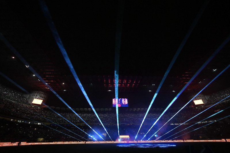 General view of Giuseppe Meazza San Siro Siro during the Italian Serie A football match between Inter FC and AC Milan on 22 of September 2024 at Giuseppe Meazza San Siro Siro stadium in Milan, Italy. Photo Tiziano Ballabio