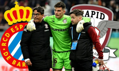 Rapid, transfer de urgență după accidentarea lui Aioani! Noul portar și-a făcut junioratul la Espanyol
