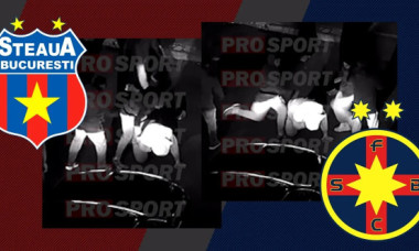 Ultrașii CSA i-au ”snopit” în bătaie pe fanii FCSB, în stradă. Totul a fost filmat