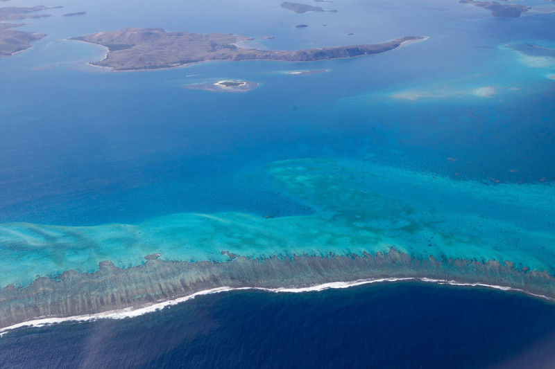 New Caledonia, Aeroplane landscapes