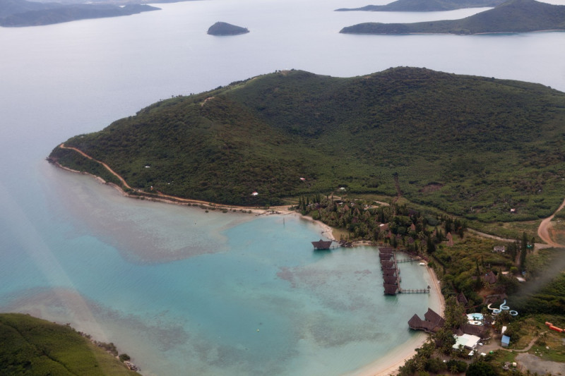 New Caledonia, helicopter landscapes