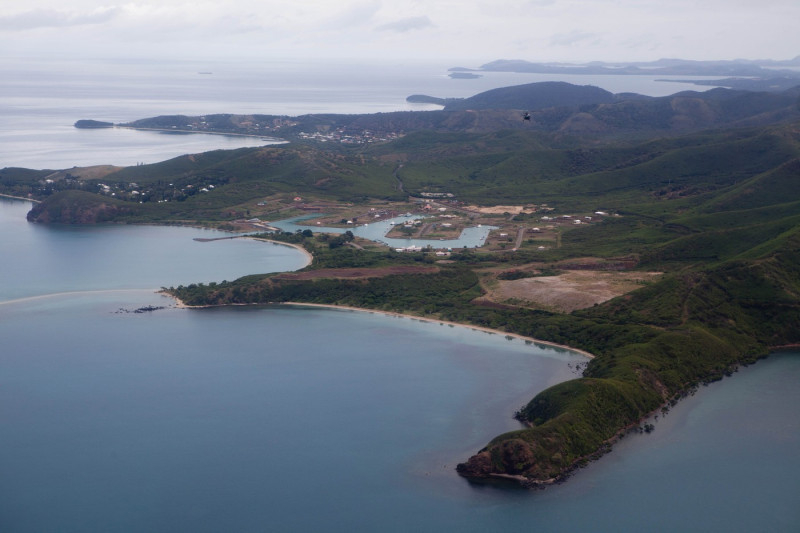 New Caledonia, helicopter landscapes