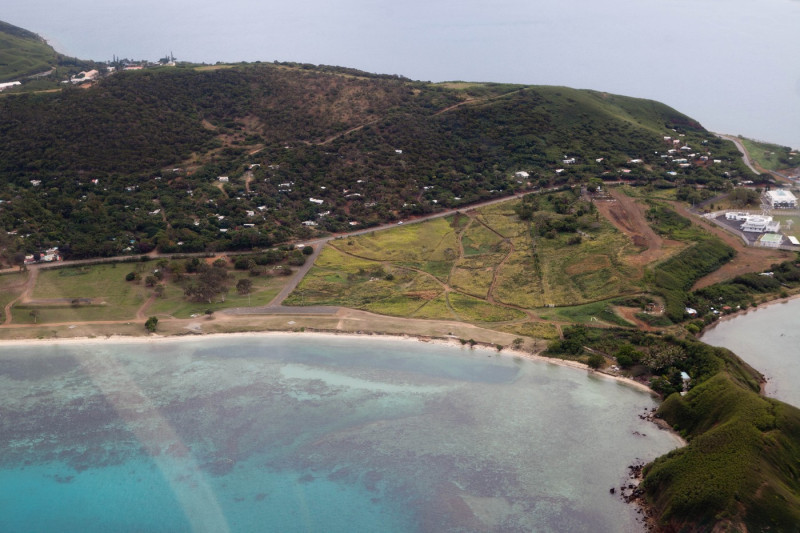 New Caledonia, helicopter landscapes