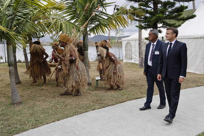 Macron Visits New Caledonia