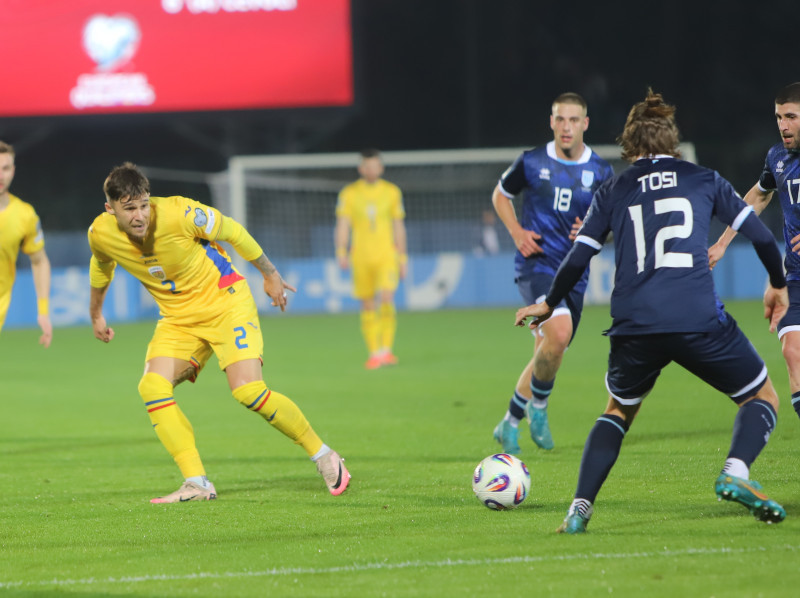 FOTBAL: SAN MARINO - ROMANIA, PRELIMINARIILE C.M. 2026 (24.03.2025)