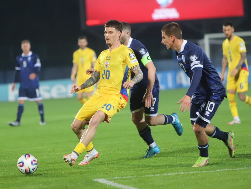 FOTBAL: SAN MARINO - ROMANIA, PRELIMINARIILE C.M. 2026 (24.03.2025)