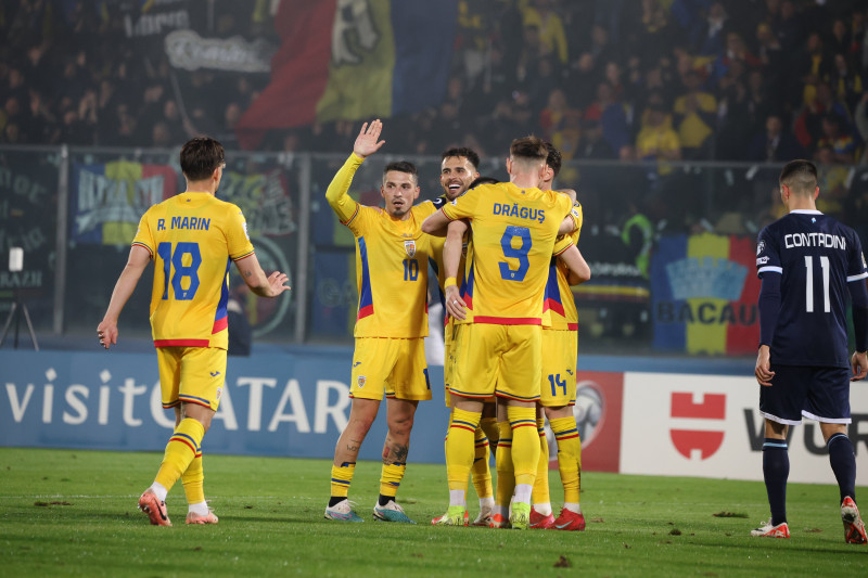 FOTBAL: SAN MARINO - ROMANIA, PRELIMINARIILE C.M. 2026 (24.03.2025)