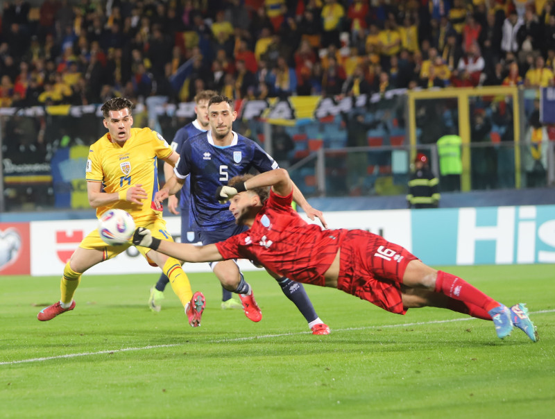 FOTBAL: SAN MARINO - ROMANIA, PRELIMINARIILE C.M. 2026 (24.03.2025)