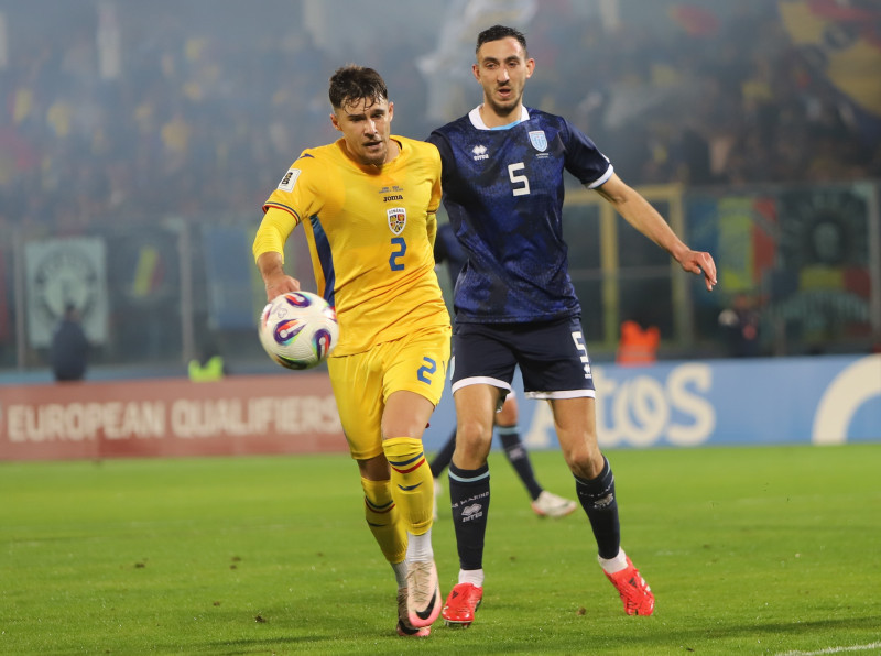 FOTBAL: SAN MARINO - ROMANIA, PRELIMINARIILE C.M. 2026 (24.03.2025)