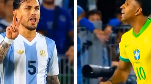 Scandal la Argentina - Brazilia! Rodrygo vs Paredes: ”Ești rău” / ”Tu ai zero”