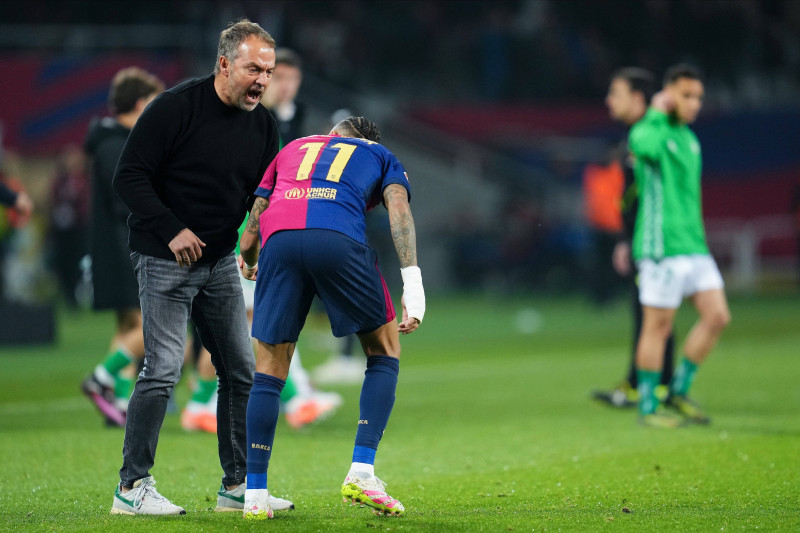 FC Barcelona-Real Betis. La Liga EA Sports match. Date 30