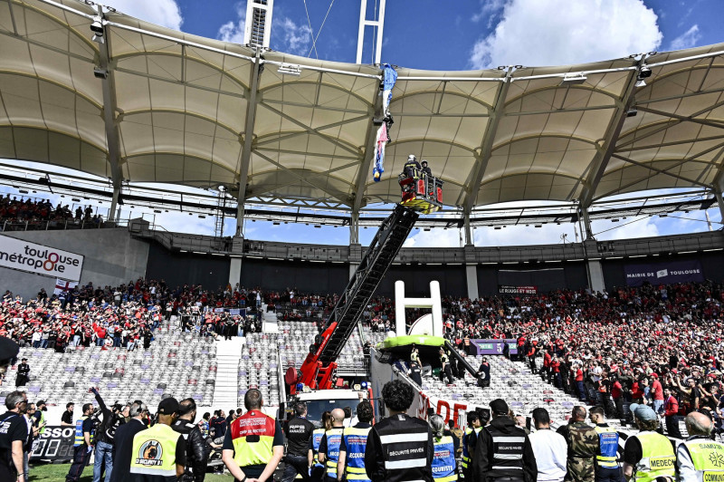 RUGBY : Toulouse vs Sale - Round of 16 of the Champions Cup - Toulouse - 04/06/2025