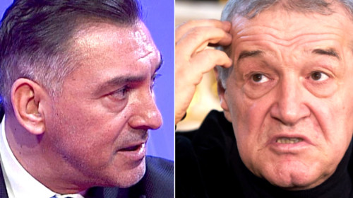 Ilie Dumitrescu și Gigi Becali s-au contrazis în direct! "Printre cei mai buni / Dacă a dat un călcâi, gata?"