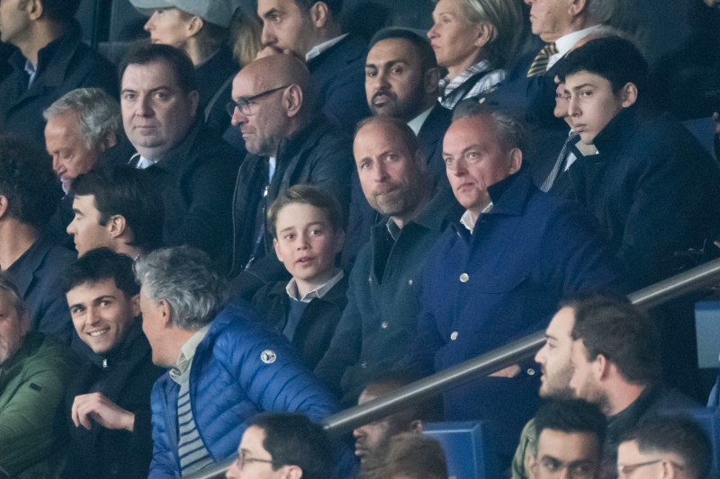 Prince William At PSG vs Aston Villa - Paris