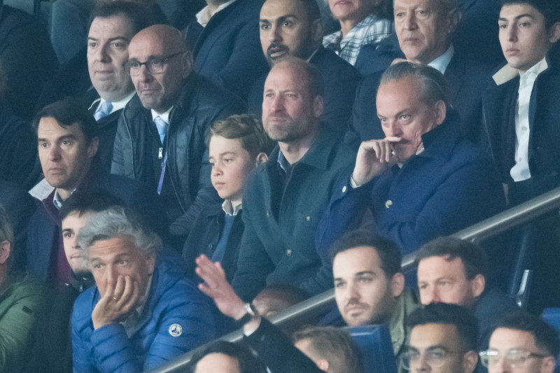 Prince William At PSG vs Aston Villa - Paris