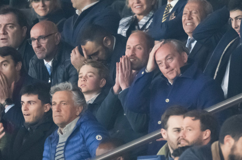 Prince William At PSG vs Aston Villa - Paris