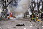 Russian Strike on The City of Sumy Northeastern Ukraine Killed 34 People