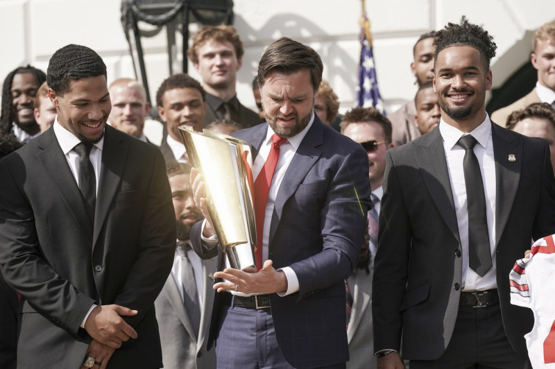 President Trumpwith the College Football National Champions Ohio State University