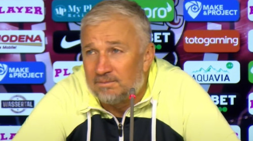 Dan Petrescu, înainte de CFR Cluj - Hermannstadt: ”Degeaba ajungi într-o finală dacă nu o câştigi”