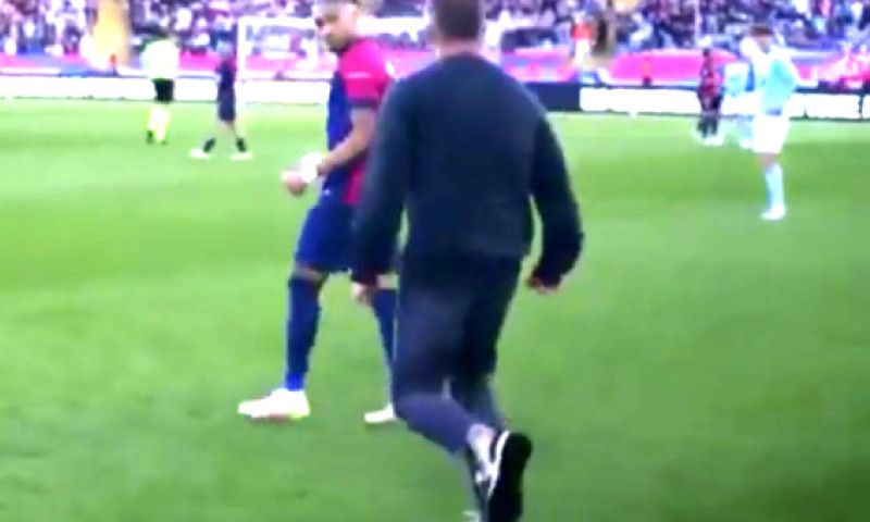Raphinha și Flick, partea a doua! Imaginile surprinse la Barcelona - Celta fac înconjurul lumii