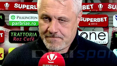 Marius Șumudică a ironizat o jurnalistă în direct la TV: "Așa ai gândit tu întrebarea asta? Te felicit!"