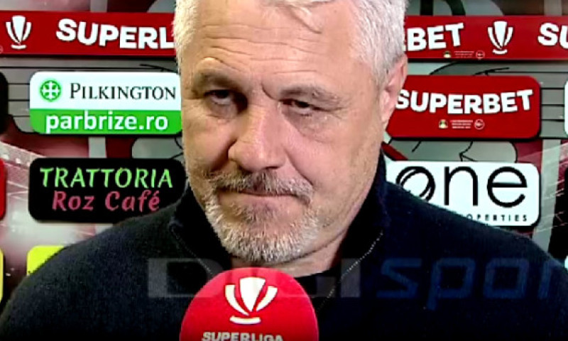 Marius Șumudică a ironizat o jurnalistă la TV: "Așa ai gândit tu întrebarea asta? Te felicit!"