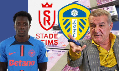 Primul supertransfer de la FCSB. Leeds și Stade Reims negociază cu impresarii lui Joyskim Dawa