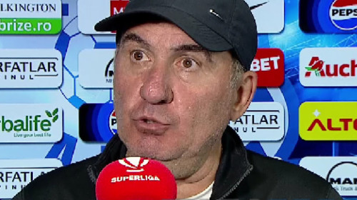 A cedat! Cum și-a numit Gică Hagi jucătorii, după Farul - UTA 1-2: "Le-am scris pe tablă"