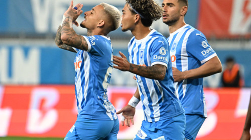 ”Fază maradoniană”! Alex Mitriță, bijuterie de gol în Craiova - CFR Cluj