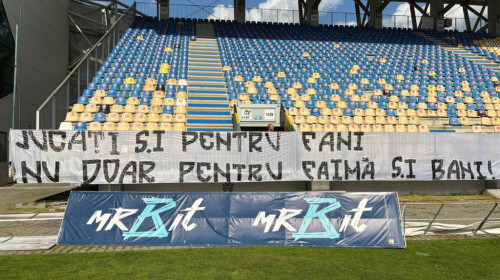 Protest la echipa de tradiție din Superligă: ”Jucați și pentru fani, nu doar pentru faimă și bani!”