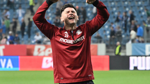 Rapid a scos la vânzare tricouri speciale cu Cristi Săpunaru. Cât costă și cum arată