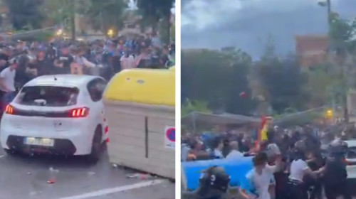 "S-a simțit hărțuită!" Prima reacție a Poliției, după ce o șoferiță a intrat în mulțime, înainte de Espanyol - FC Barcelona