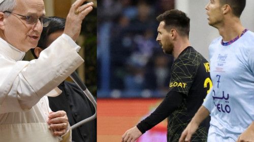 Papa Leon al XIV-lea a ales fără să stea pe gânduri între Messi și Ronaldo