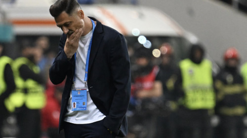 Mirel Rădoi a ”explodat” în conferință, când FCSB ridica trofeul de campioană: ”Nu voi permite niciodată!”