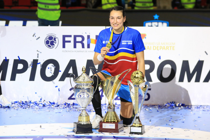 HANDBAL FEMININ: CSM BUCURESTI - CSM CORONA BRASOV, LIGA FLORILOR MOL 24-25 (18.05.2025)