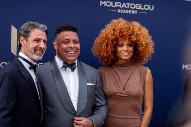 Mouratoglou, France. 23rd June, 2024. Patrick Mouratoglou, Alicia Aylies and Ronaldo during the 10th anniversary of the Mouratoglou Annual Charity Gala. At Mouratoglou Tennis Academy, Sofia Antipolis, France on June 23, 2024. Photo by Cyril Chateau/BACAPR