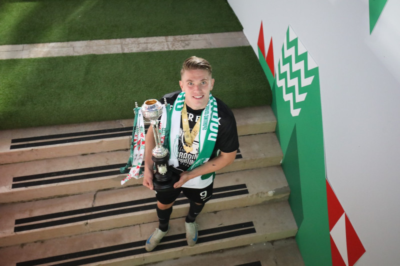 Soccer 2025: Sporting Celebrating After Winning The Portuguese Cup, Caxias, Lisbon, Portugal - 25 May 2025