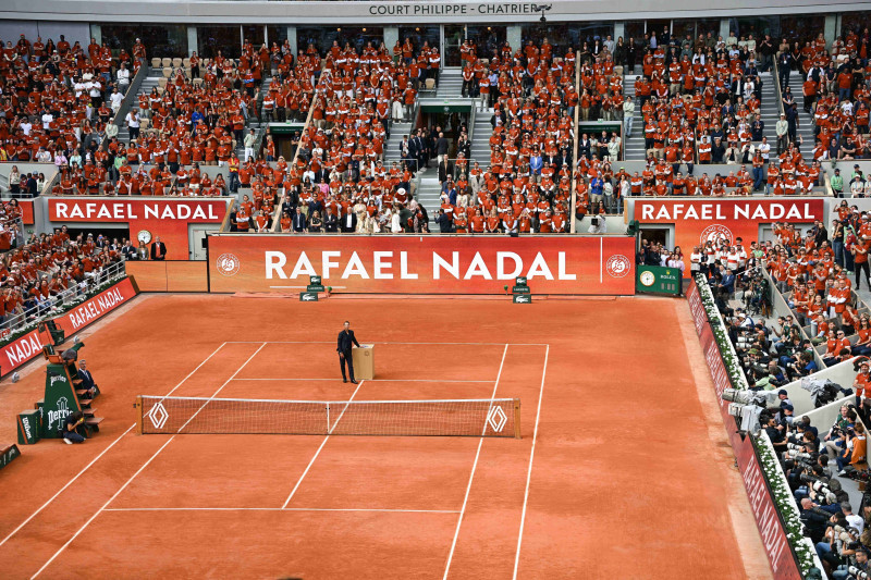 Tribute Ceremony Honors Rafael Nadal At French Open On Day One - 25 May 2025