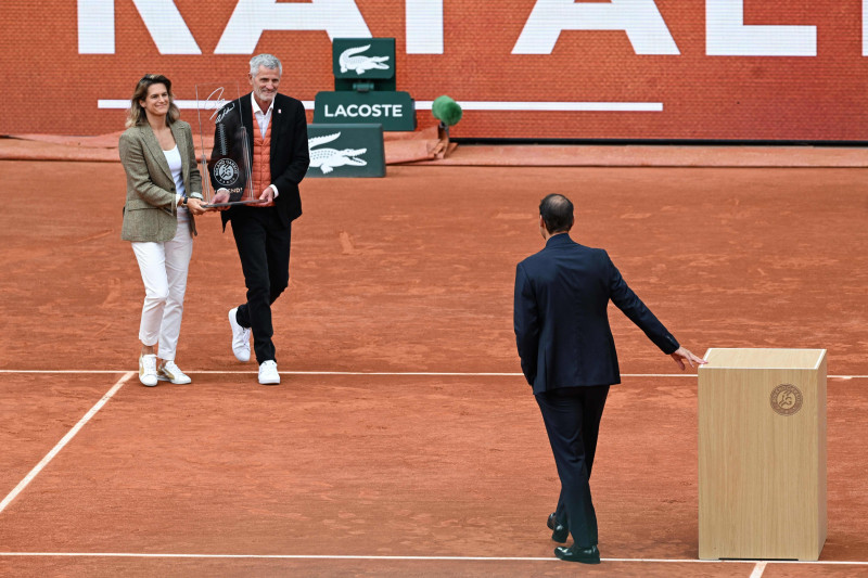 Tribute Ceremony Honors Rafael Nadal At French Open On Day One - 25 May 2025