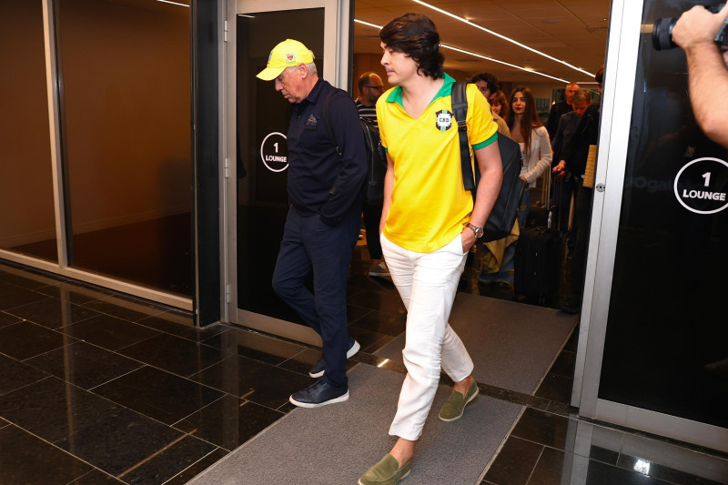 Carlo Ancelotti arrives in Rio to begin tenure as Brazil’s national team coach!